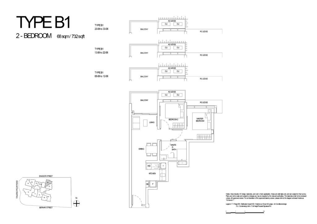 One-Bernam-2-Bedroom-Type-B1-732sqft